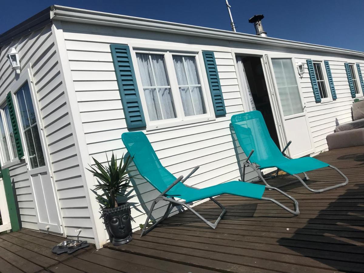 Mobil Home Cristal Biville-sur-Mer Exteriör bild